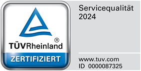 Peter Pfützner Kfz-Meisterbetrieb ist von TÜV Rheinland zertifiziert Bild mit Zertifikat von TÜV-Rheinland